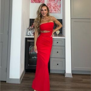 Revolve - Superdown Red Maxi Dress- like new - worn 1x